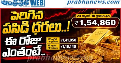 Gold prices increased | మళ్లీ పెరిగిన బంగారం ధరలు…