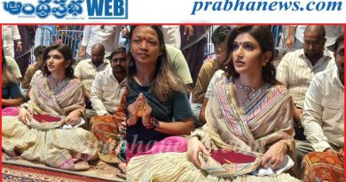 కనకదుర్గమ్మను దర్శించుకున్న నటి శ్రీలీల…
