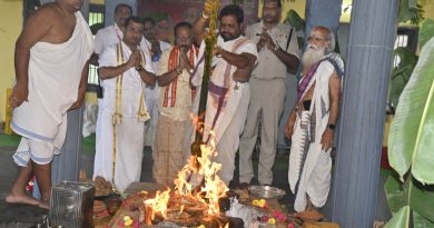 లోకకల్యాణార్థం ఘనంగా వరుణ యాగాలు