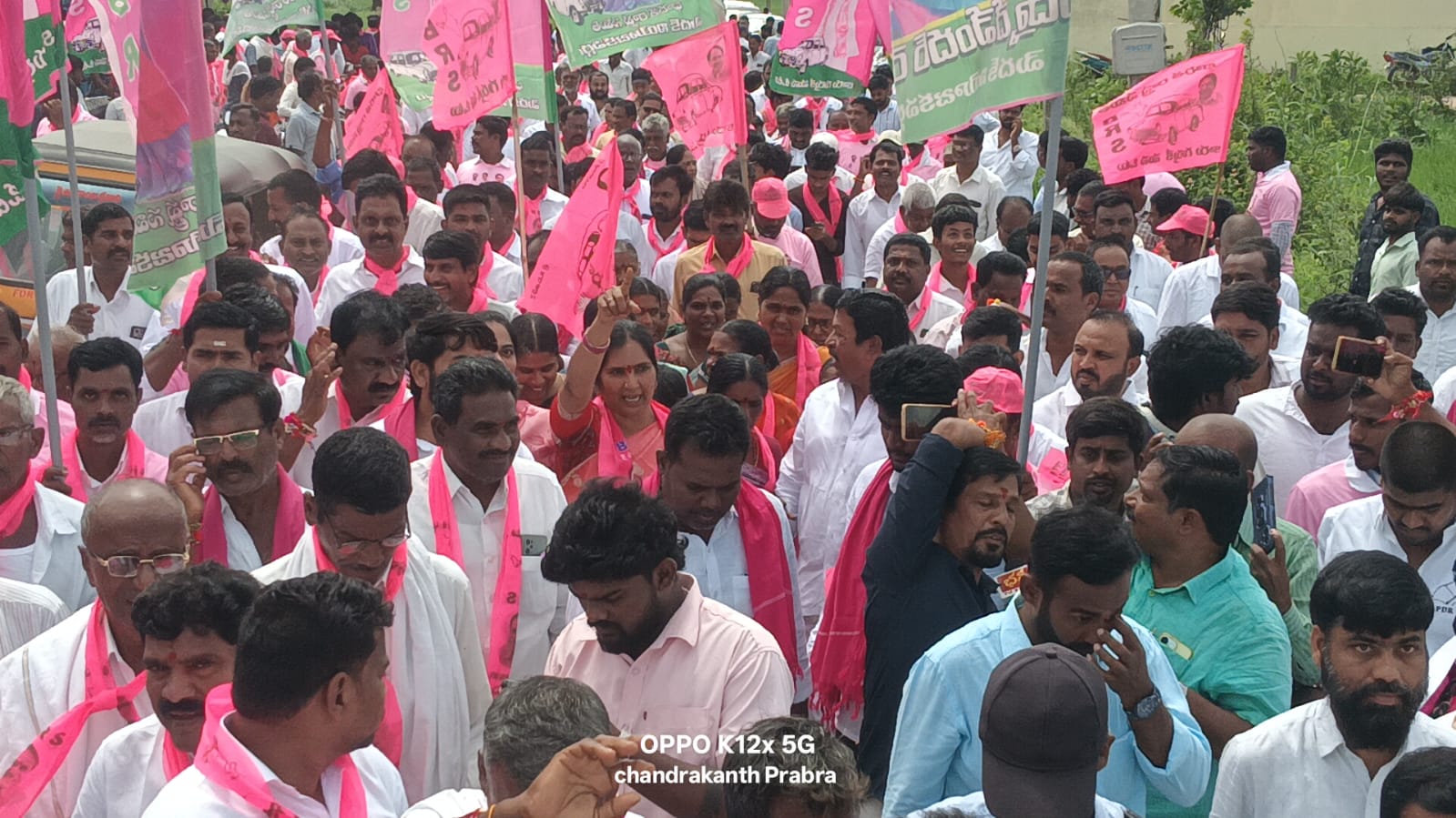 చల్మెడ–నందగోకుల్‌ రోడ్డు కోసం పాదయాత్ర