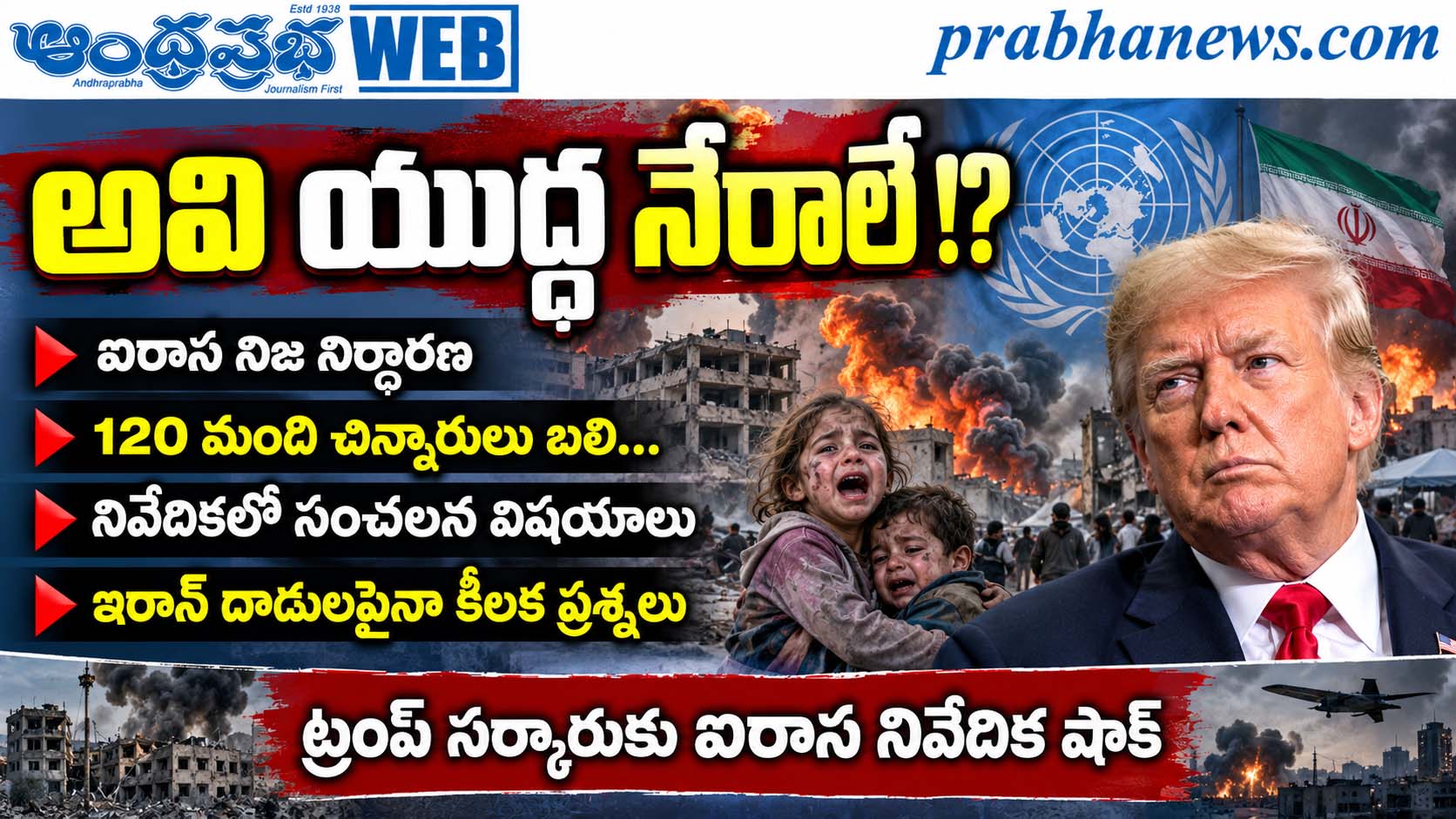 Us-Iran-Strikes-War-Crimes-Un-Report : అవి యుద్ధ న