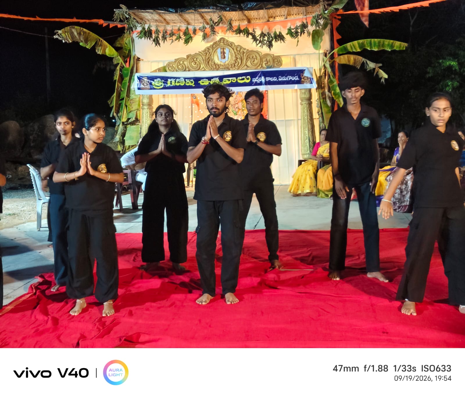 గణనాథుని సన్నిధిలో నృత్య సందడి…