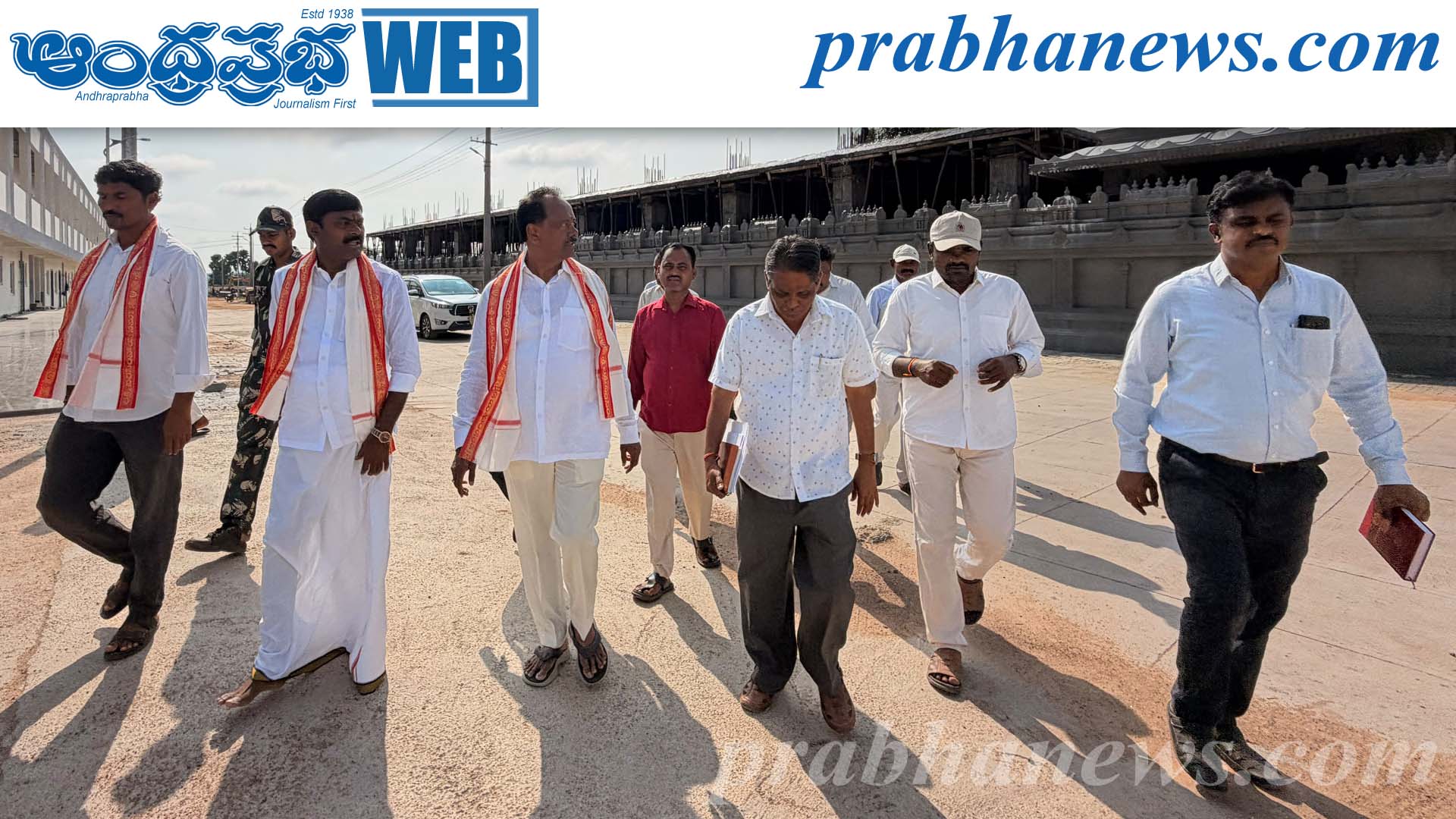 శరవేగంగా కొడవటంచ స్వామి ఆలయ అభివృద్ధి పనులు