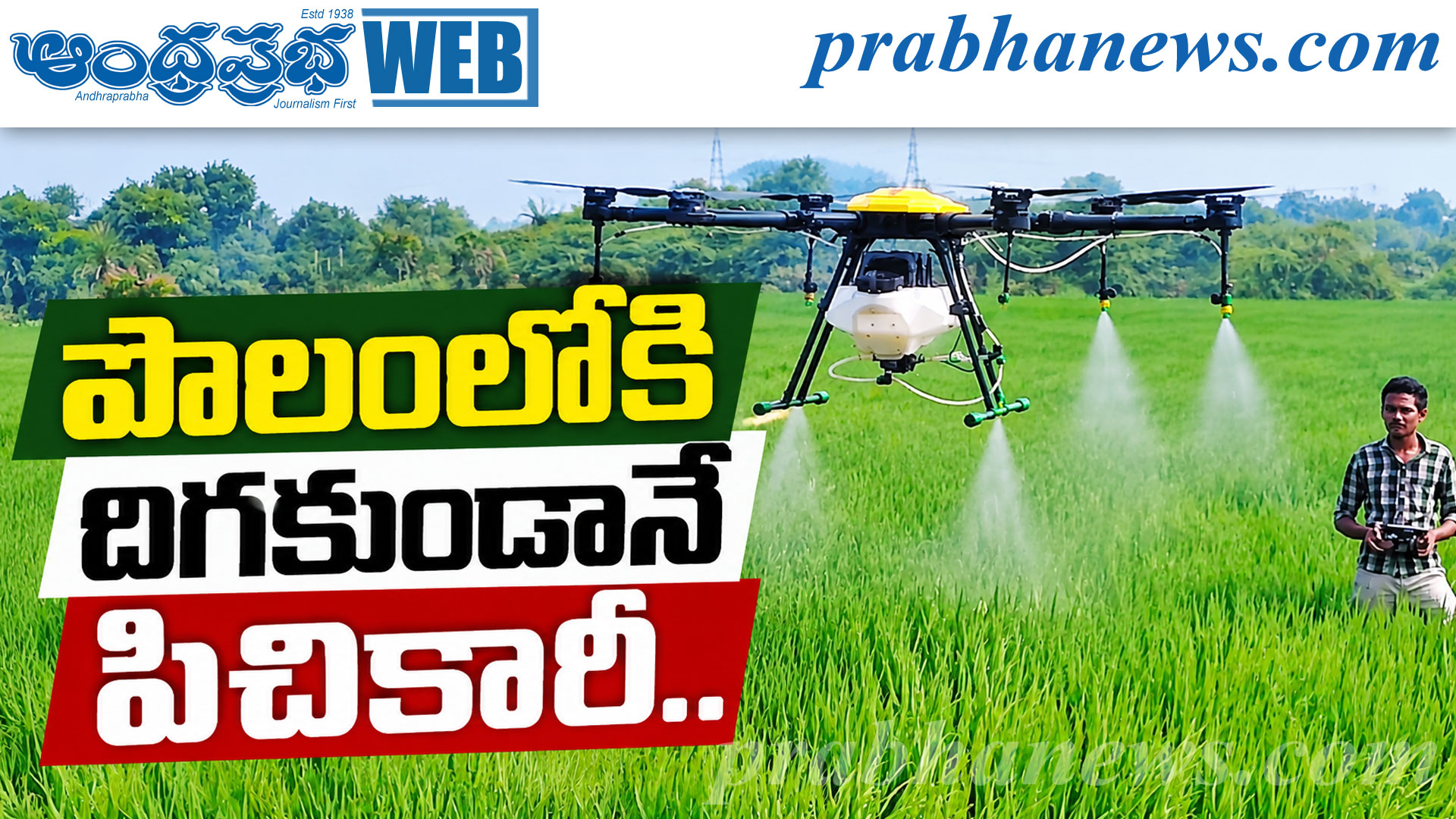 డ్రోన్ స్ప్రేయింగ్‌తో బంపర్ బెనిఫిట్స్!